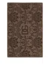 Dolce & Gabbana Logo Towel In Brown