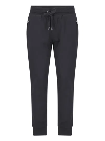Dolce & Gabbana Logo Track Pants In Black