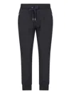 Dolce & Gabbana Black Track Pants With Logo Applied On The Back In Cotton Man In Gray