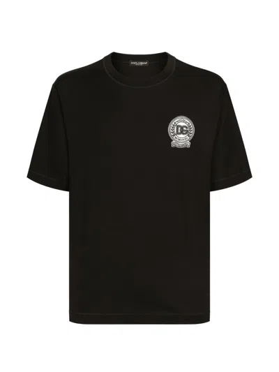 Dolce & Gabbana Logo T-shirt In Black