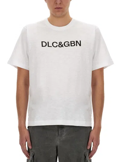 Dolce & Gabbana Logo T-shirt - Men In White