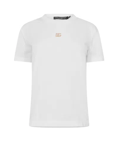 Dolce & Gabbana Logo T-shirt In Purple