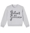 Dolce & Gabbana Logo Virgin Wool Sweater In Gray