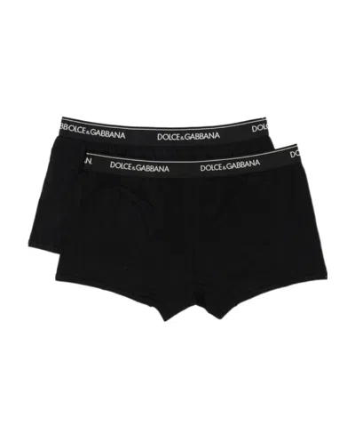 DOLCE & GABBANA DOLCE  GABBANA SET OF TWO LOGO WAISTBAND BOXERS