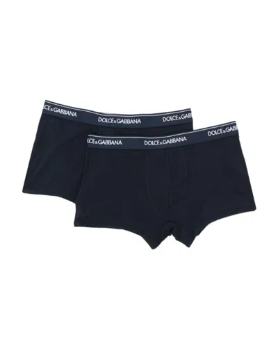 DOLCE & GABBANA DOLCE  GABBANA SET OF TWO LOGO WAISTBAND BOXERS