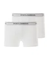 Dolce & Gabbana Bi-pack Underwear Boxer Shorts In White