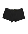 Dolce & Gabbana Logo-waist Cotton Boxers In Black