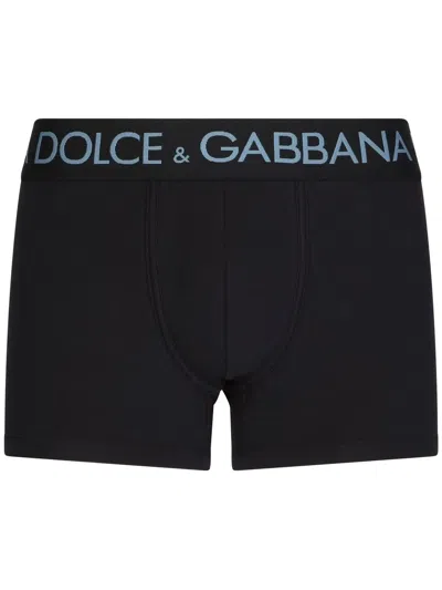 DOLCE & GABBANA LOGO-WAISTBAND BOXER BRIEFS