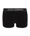Dolce & Gabbana Pack Containing Two Regular Boxers Of The Same Color In Black