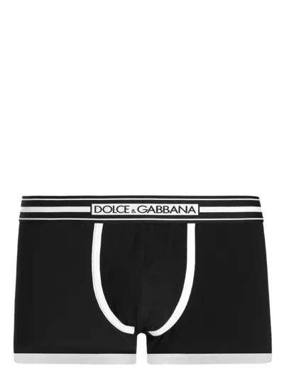 DOLCE & GABBANA LOGO-WAISTBAND BOXERS