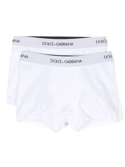 DOLCE & GABBANA LOGO-WAISTBAND BOXERS (SET OF TWO)