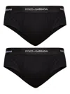 Dolce & Gabbana Underwear Briefs Bi Pack In Black
