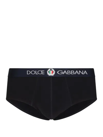 DOLCE & GABBANA LOGO-WAISTBAND BRIEFS