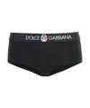 Dolce & Gabbana Brando Briefs In Two-way Stretch Cotton Jersey In Black