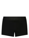 Dolce & Gabbana Logo-waistband Cotton Boxers In Black