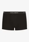 Dolce & Gabbana Elastic Waistband Underwear For Comfort In Black