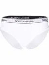 Dolce & Gabbana Logo-waistband Jersey Briefs In White
