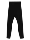 Dolce & Gabbana Logo-waistband Leggings In Black
