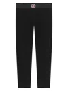 Dolce & Gabbana Dolce &amp; Gabbana Kids Leggings With Logo Band In Black