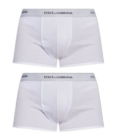 DOLCE & GABBANA DOLCE  GABBANA LOGO WAISTBAND PACK OF TWO BOXERS
