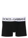 Dolce & Gabbana Logo-waistband Stretch Boxers In Black