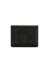 Dolce & Gabbana Dg Logo Wallet In Black
