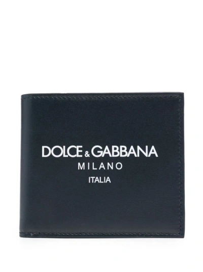 Dolce & Gabbana Logo Wallet In Black  