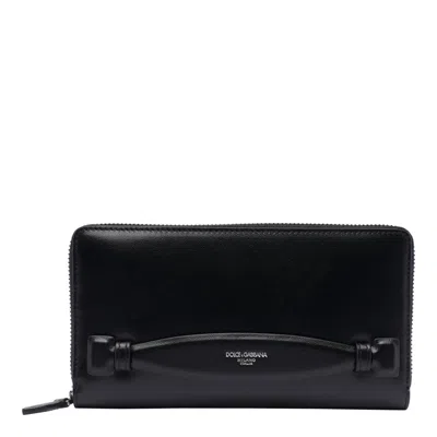 Dolce & Gabbana Logo Wallet In Black