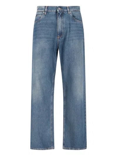 DOLCE & GABBANA LOGO WIDE JEANS