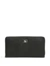 Dolce & Gabbana Logo Zip Around Wallet In Black