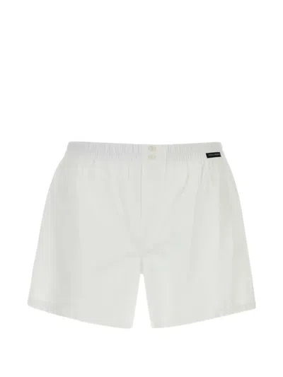 Dolce & Gabbana Logo-detail Cotton Boxers In White