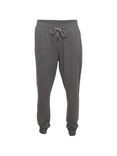 Pre-owned Dolce & Gabbana Logo-detail Track Pants In Grey