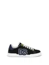 Dolce & Gabbana Logoed Sneakers In Black