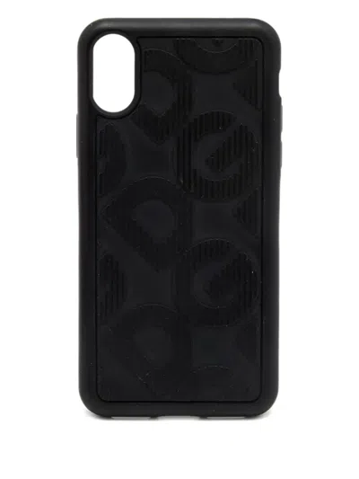 Pre-owned Dolce & Gabbana Logo-embossed Phone Case In Black