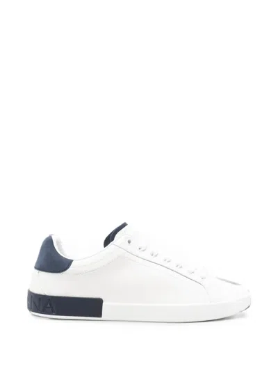 Dolce & Gabbana Snk Man Sneakers White Size 8 Calfskin