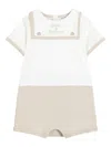 Dolce & Gabbana Logo-embroidered Romper In White