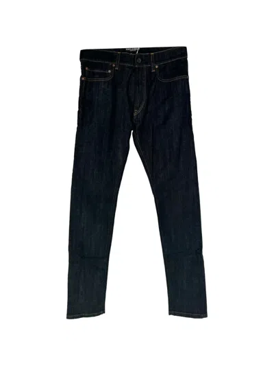Pre-owned Dolce & Gabbana Logo-plaque Capri Jeans In Blue