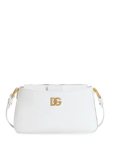 Dolce & Gabbana Vintage Brass Mini Bag With Magnetic Closure In Blue