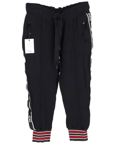 Dolce & Gabbana Logo-trimmed Jogger Pants In Black