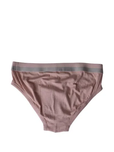 Dolce & Gabbana Logo-waistband Briefs In Pink