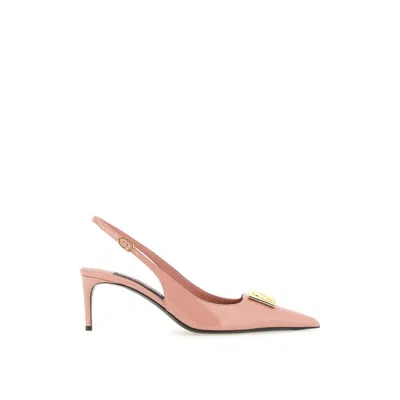 Dolce & Gabbana Lollo Leather Pumps Women In Pink