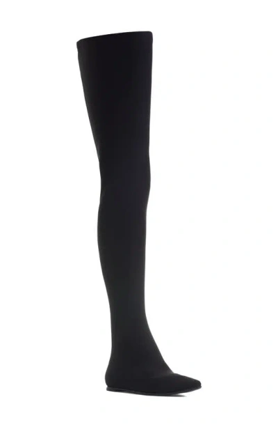 DOLCE & GABBANA DOLCE&GABBANA LOLLO POINTED TOE THIGH HIGH BOOT