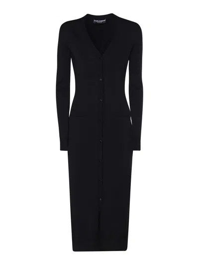 DOLCE & GABBANA CÁRDIGAN - NEGRO