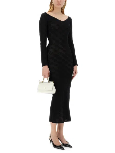 Dolce & Gabbana Long Dress In Black