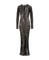 Dolce & Gabbana Long Dress Dress With Round Neck In Black