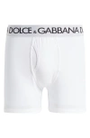 Dolce & Gabbana Dolce&gabbana Long Fit Boxer Brief In White
