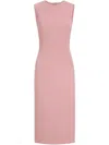 Dolce & Gabbana Wool Crepe Sheath Longuette Dress