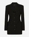 Dolce & Gabbana Dolce  Gabbana Single-breasted Long Sleeved Blazer In Black