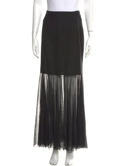 Pre-owned Dolce & Gabbana Long Skirt In Black