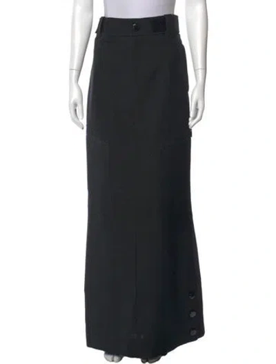 Pre-owned Dolce & Gabbana Long Skirt In Black